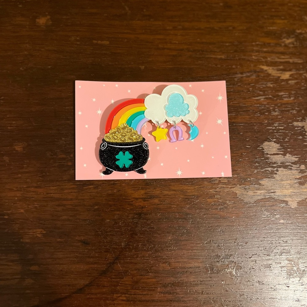 Clover the Rainbow St. Patrick’s Day Brooch